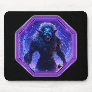 The Aswang Emerges From A Star Portal Mouse Mat