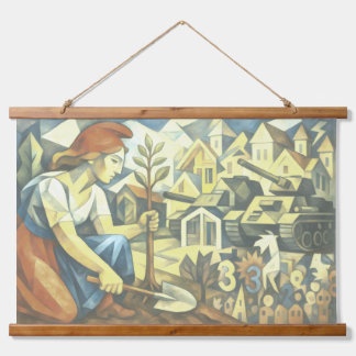 The Asymmetry of a Fight Hanging Tapestry