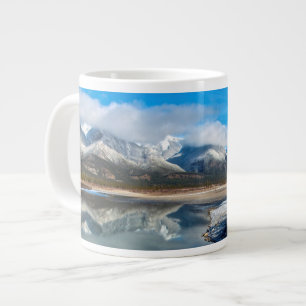 The Athabasca River in Jasper National Park Large Coffee Mug