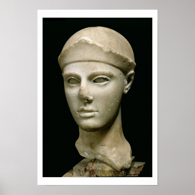 The Athena of Aegina, wearing a helmet, head of a Poster (Front)