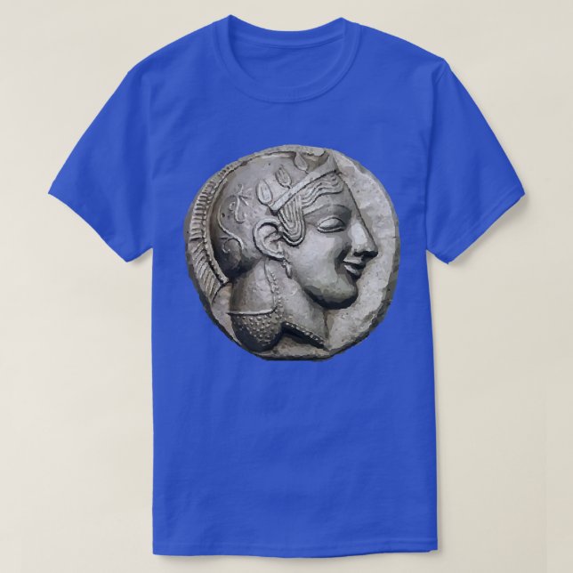 The Athenian Owl Coin Archaeological Science  T-Shirt (Design Front)