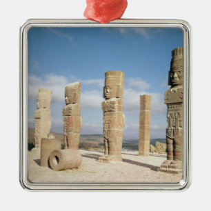 The atlantean columns on top of Pyramid B Metal Tree Decoration