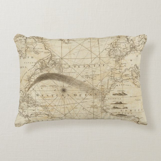 The Atlantic Ocean Decorative Cushion (Front)