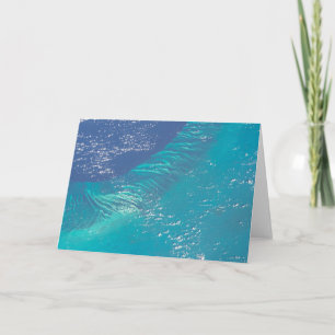 The Atlantic Ocean Off The Coast Of The Bahamas Card