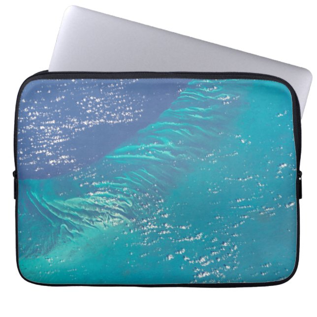 The Atlantic Ocean Off The Coast Of The Bahamas Laptop Sleeve (Front)