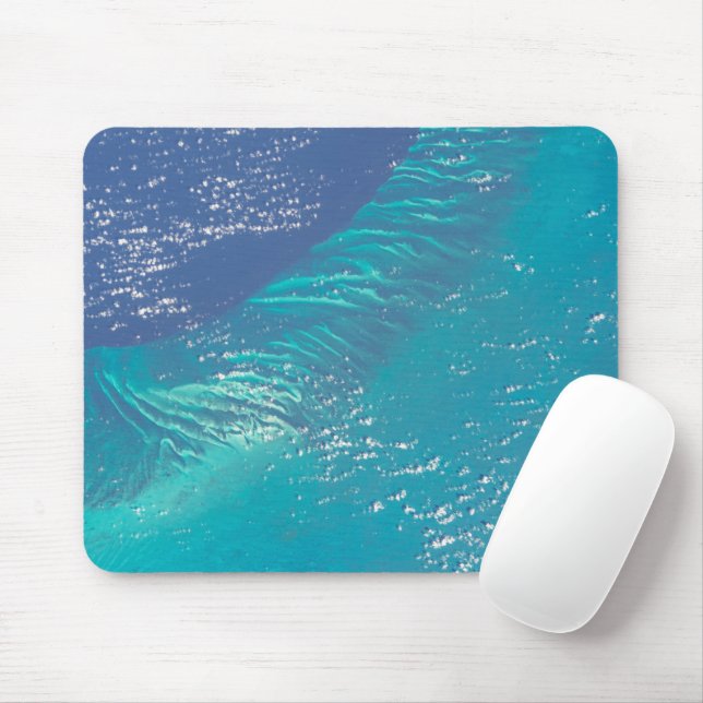 The Atlantic Ocean Off The Coast Of The Bahamas Mouse Mat (With Mouse)