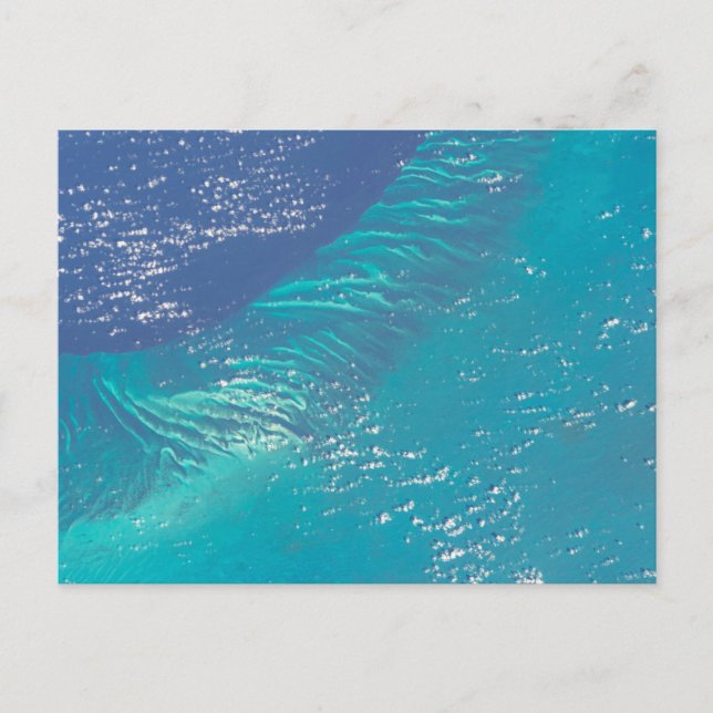 The Atlantic Ocean Off The Coast Of The Bahamas Postcard (Front)
