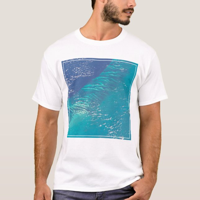 The Atlantic Ocean Off The Coast Of The Bahamas T-Shirt (Front)