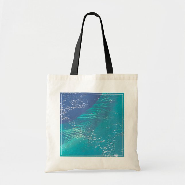 The Atlantic Ocean Off The Coast Of The Bahamas Tote Bag (Front)