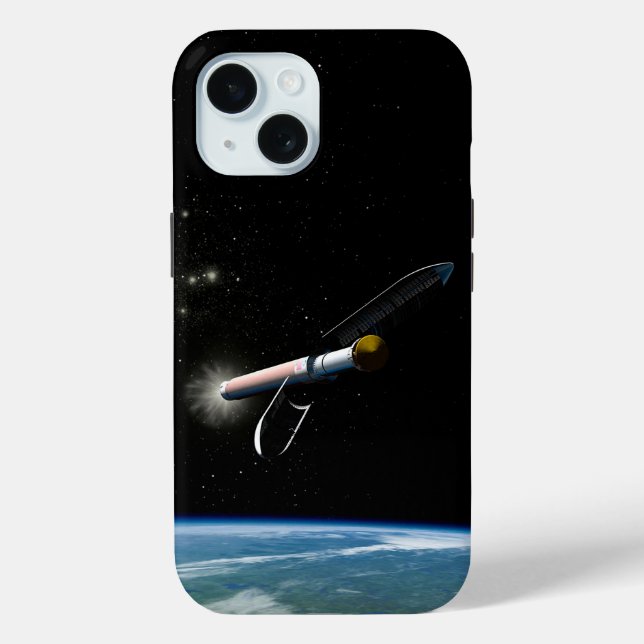 The Atlas V541 Launch Vehicle In Orbit. Case-Mate iPhone Case (Back)