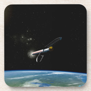 The Atlas V541 Launch Vehicle In Orbit. Coaster
