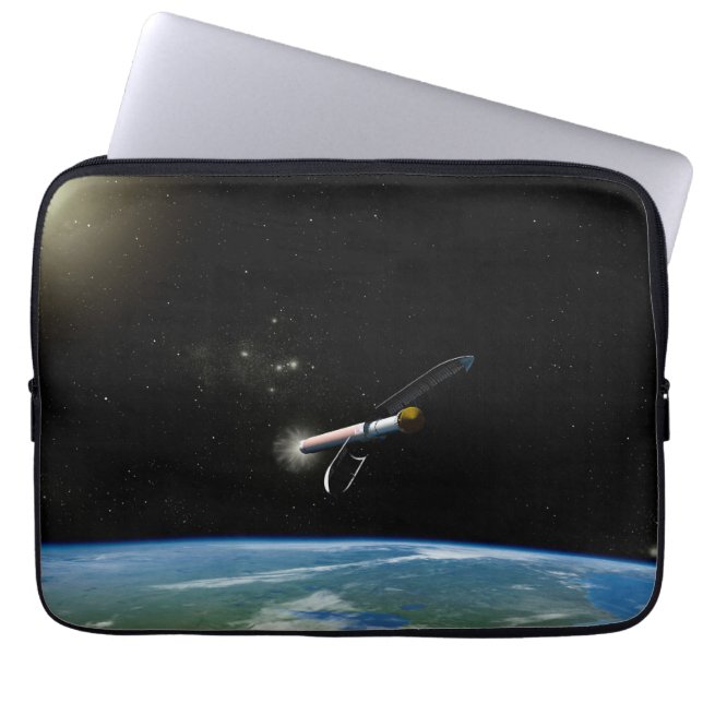 The Atlas V541 Launch Vehicle In Orbit. Laptop Sleeve (Front)