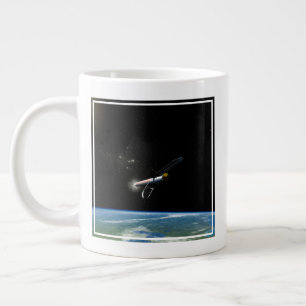The Atlas V541 Launch Vehicle In Orbit. Large Coffee Mug