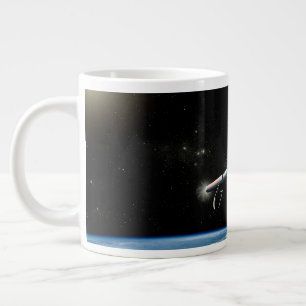 The Atlas V541 Launch Vehicle In Orbit. Large Coffee Mug