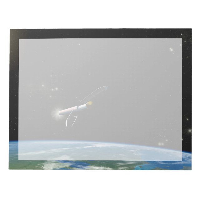 The Atlas V541 Launch Vehicle In Orbit. Notepad (Front)
