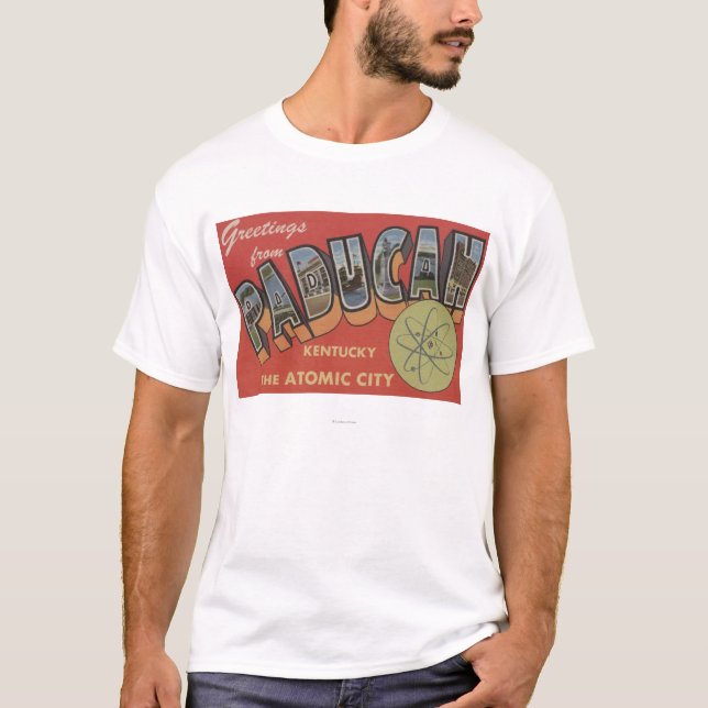 The Atomic City - Large Letter Scenes T-Shirt (Front)