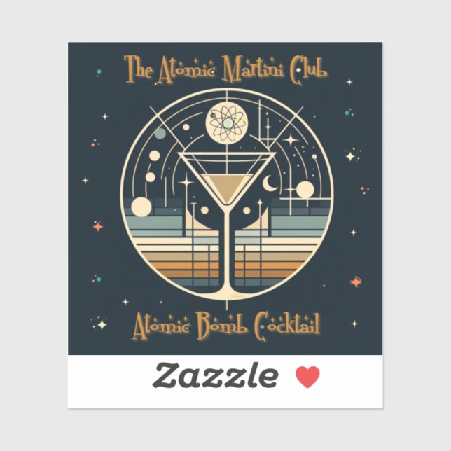 The Atomic Martini Club Atomic Bomb Cocktail (Sheet)