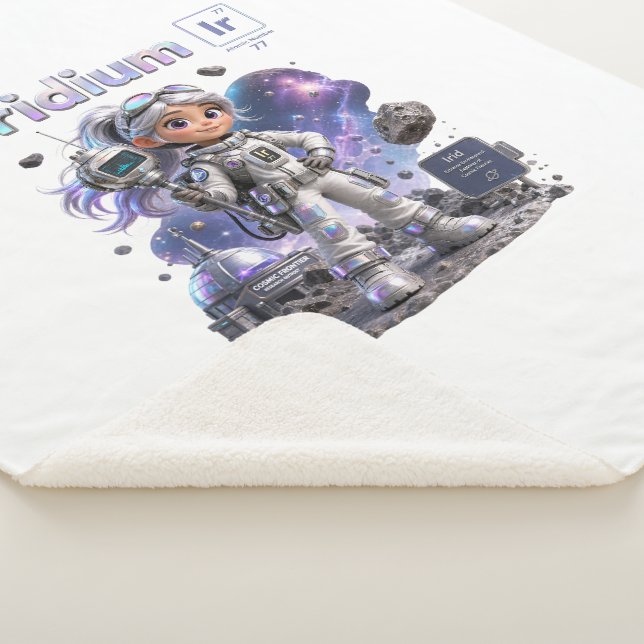 the ATOMIVRA™ Iridium Collection Sherpa Blanket (3/4)