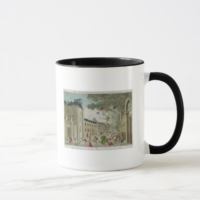 The Attempted Assassination of Napoleon Bonaparte Mug (Right)