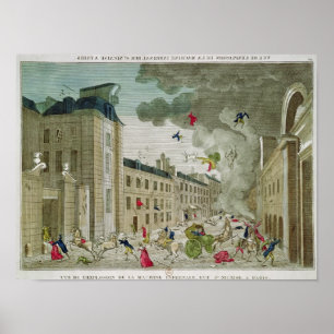 The Attempted Assassination of Napoleon Bonaparte Poster