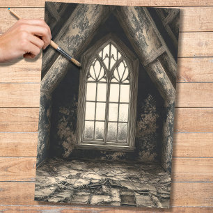 The Attic Window 1 Decoupage Paper