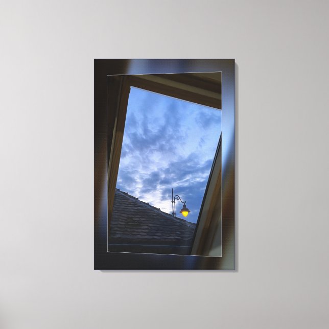 The attic window canvas print (Front)