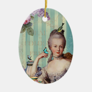 Thé au Petit Trianon Ceramic Tree Decoration