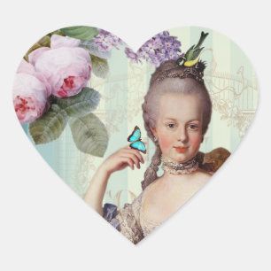 Thé au Petit Trianon Heart Sticker
