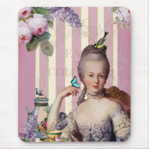 Thé au Petit Trianon – rose Mouse Mat