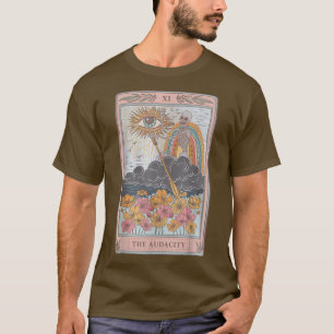 The Audacity Skeleton Tarot Card Sun Evil Eye Aest T-Shirt