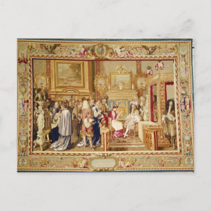 The Audience of Cardinal Chigi with Louis XIV Postcard