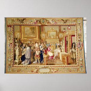 The Audience of Cardinal Chigi with Louis XIV Poster