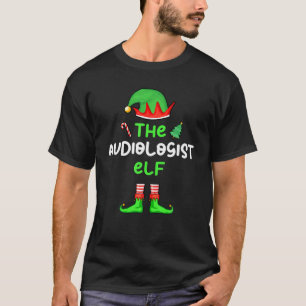 The Audiologist Elf Christmas Matching Pajama T-Shirt