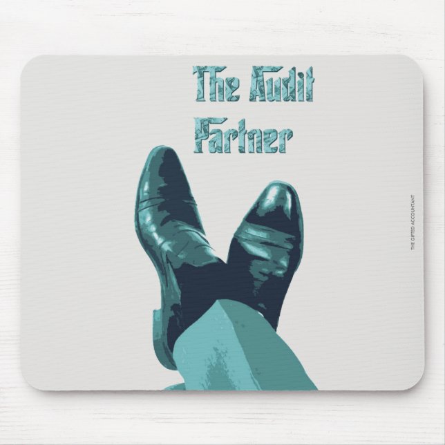 "The Audit Partner" Mouse Mat (Front)