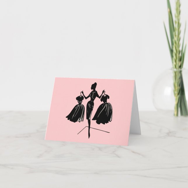 The Audrey Card (Pink) (Front)