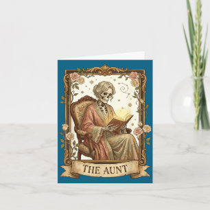 The Aunt Tarot Card Women Skeleton Aunty Book Love