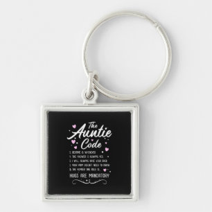 The Auntie Code Key Ring