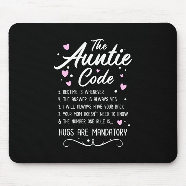 The Auntie Code Mouse Mat (Front)