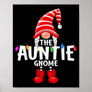 The Auntie Gnome Christmas Matching Pajama Poster