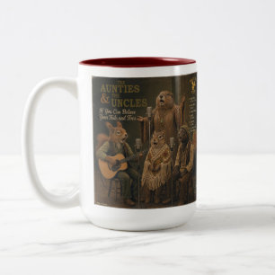 The Aunties & the Uncles Two-Tone Coffee Mug