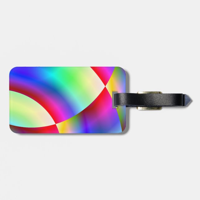 The Aurora Luggage Tag (Back Horizontal)