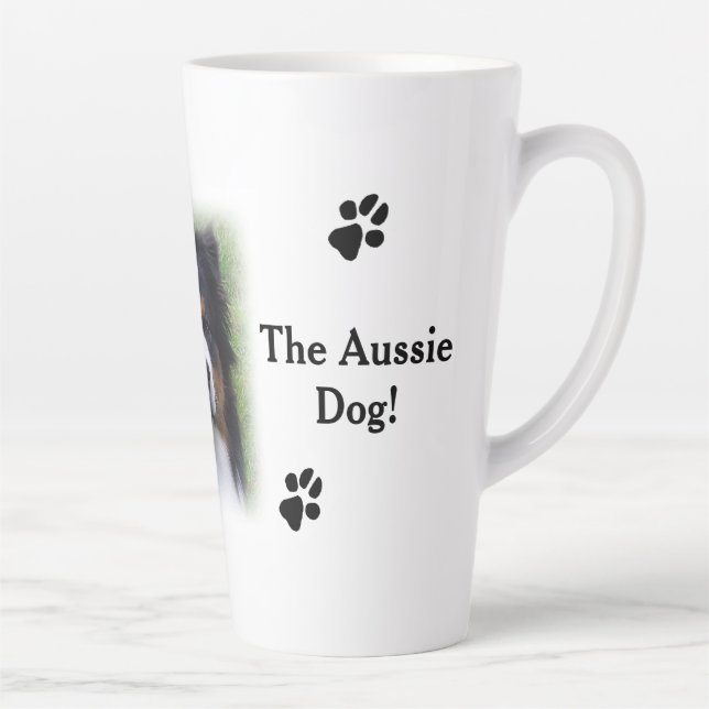 The Aussie Dog Latte Mug (Right)