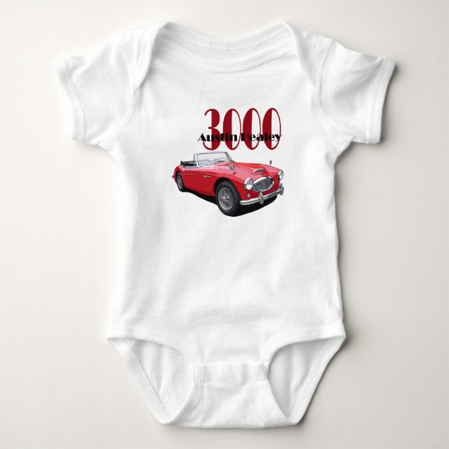 The Austin Healey 3000 Baby Bodysuit (Front)