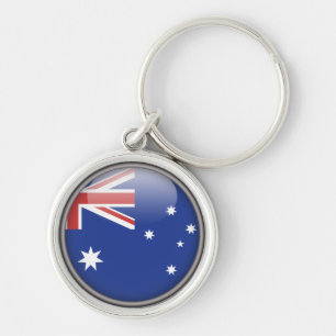 The Australian Flag Key Ring