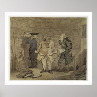 The Author and his Publisher, 1784 (grey wash and