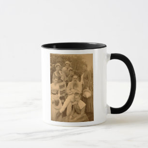 The author Leo Tolstoy with his family Mug