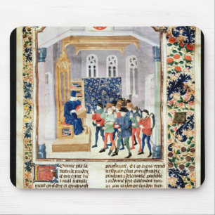 The Author Presenting his Book to the Peasants Mouse Mat
