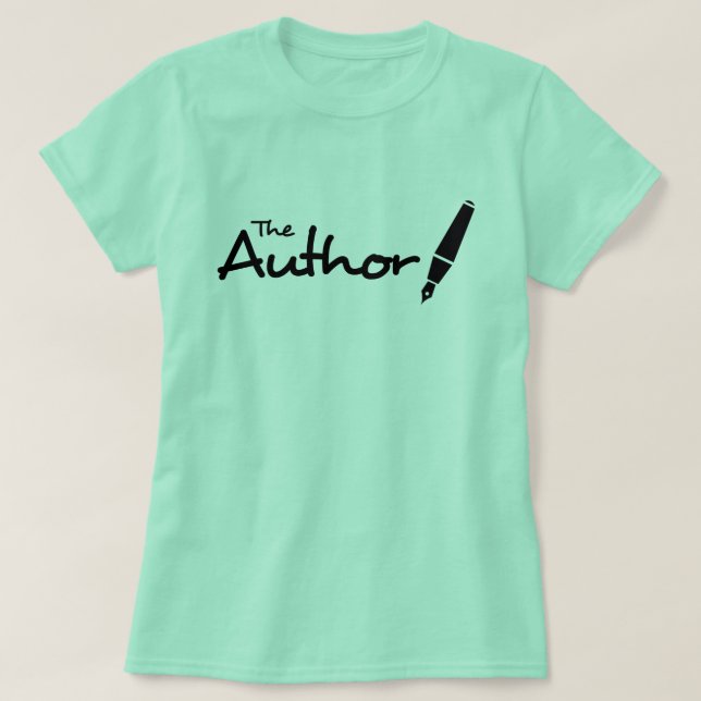 The Author t-shirt (Design Front)