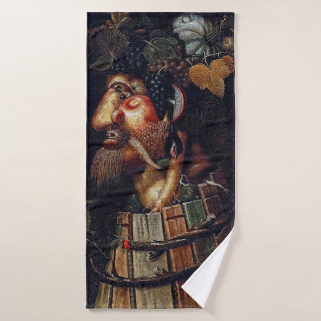 The Autumn, Arcimboldo Bath Towel (Bath Towel)