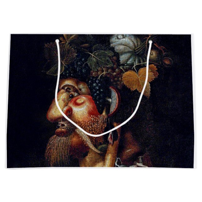 The Autumn, Arcimboldo Large Gift Bag (Front)